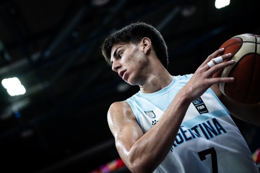 Diego Collomb en el Mundial U19