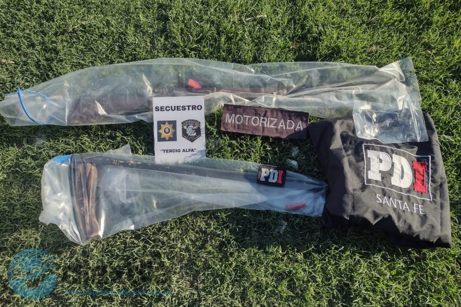 Armas secuestradas tras el tiroteo