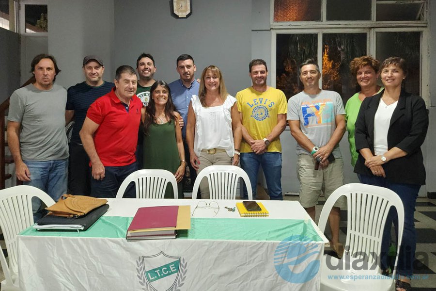 La nueva comisión directiva de la institución