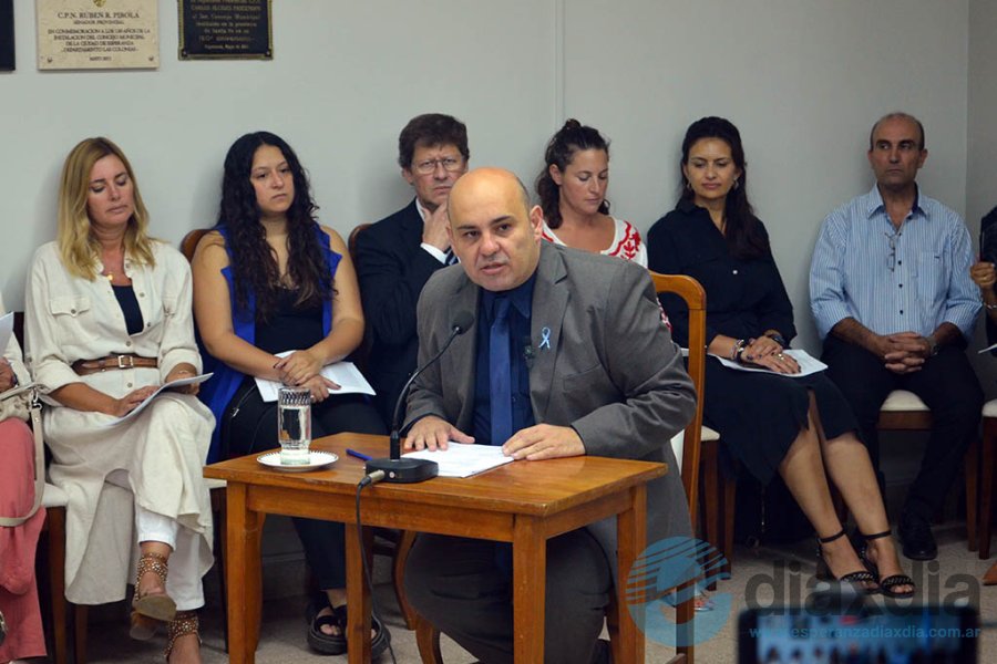 Rodrigo Müller en su mensaje al Concejo 2024