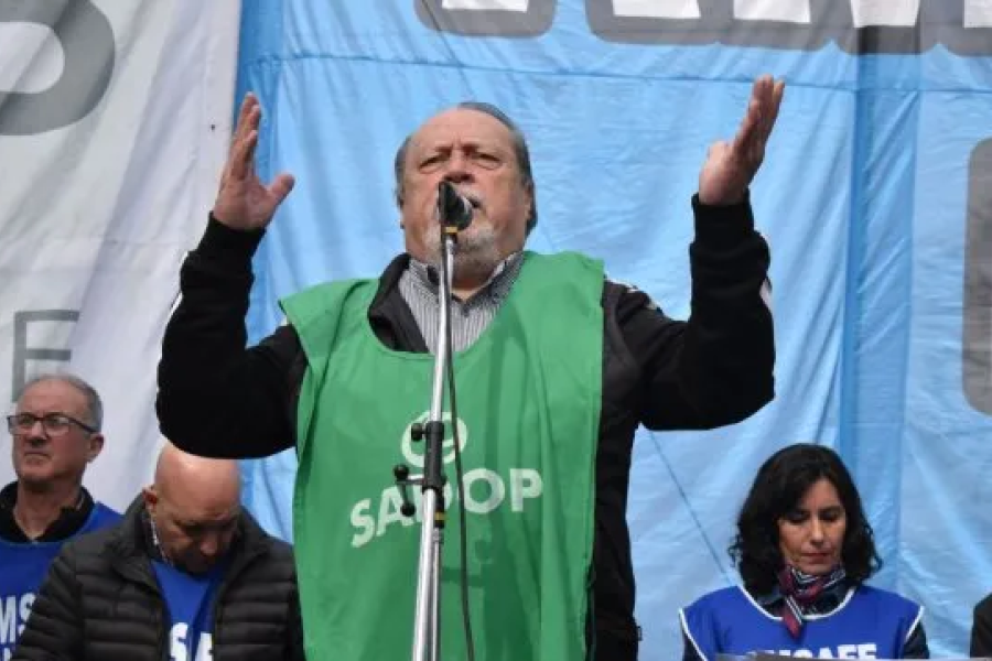 Pedro Bayúgar, dirigente de Sadop.