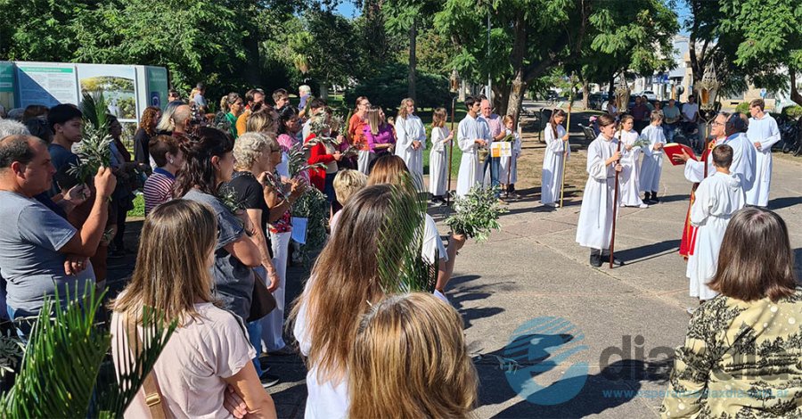 Domingo de Ramos en plaza San Martín.