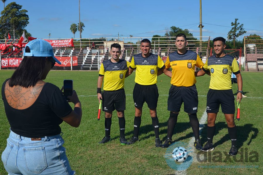 Terna arbitral encabezada por Raúl Gómez