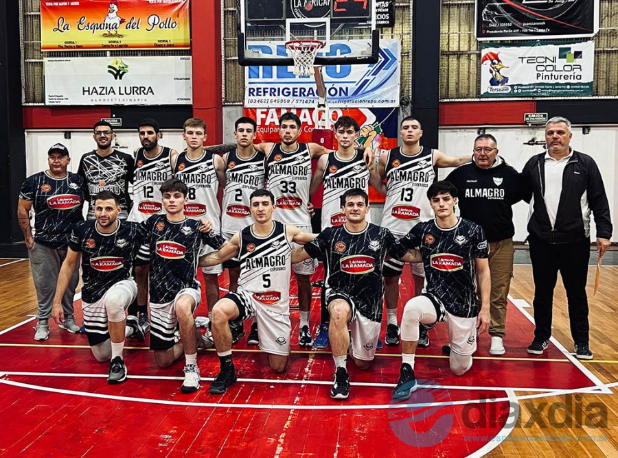 El equipo de Almagro en Venado Tuerto - Prensa Almagro