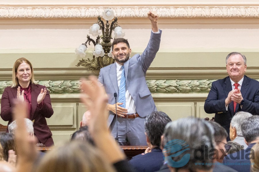 Gisela Scaglia, Maximiliano Pullaro y F. Michlig Gisela Scaglia, Maximiliano Pullaro y F. Michlig