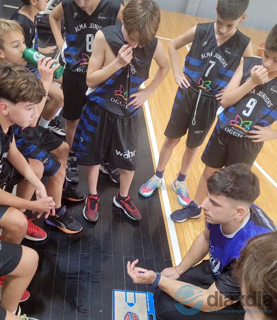 Alma Juniors U13 en charla técnica - Prensa Alma