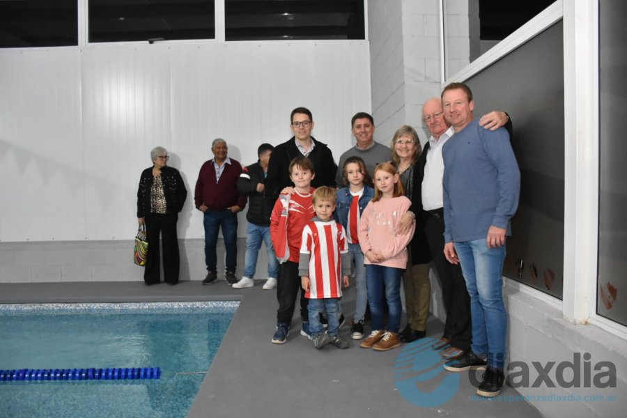 Pirola en la histórica inauguración 