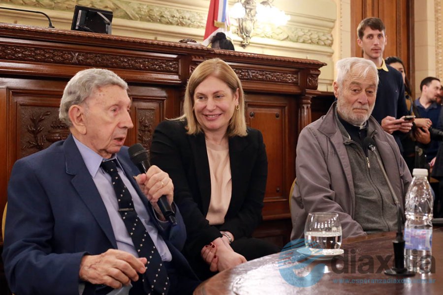Landriscina, Scaglia y Menapace en el Senado