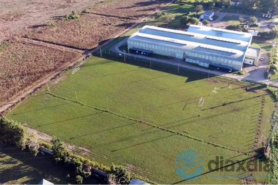 Vista aérea del predio 