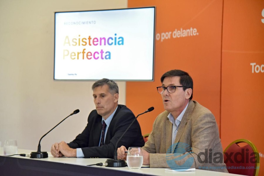 Los ministros Olivares y Goity Los ministros Olivares y Goity