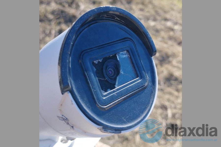 La cámara vandalizada por menores en el suroeste La cámara vandalizada por menores en el suroeste