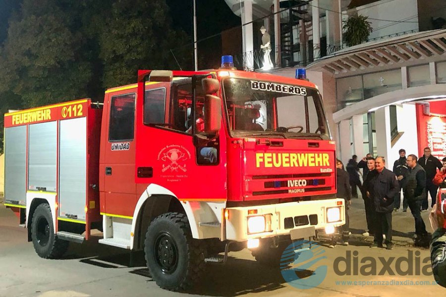 La autobomba llegada este jueves a la ciudad