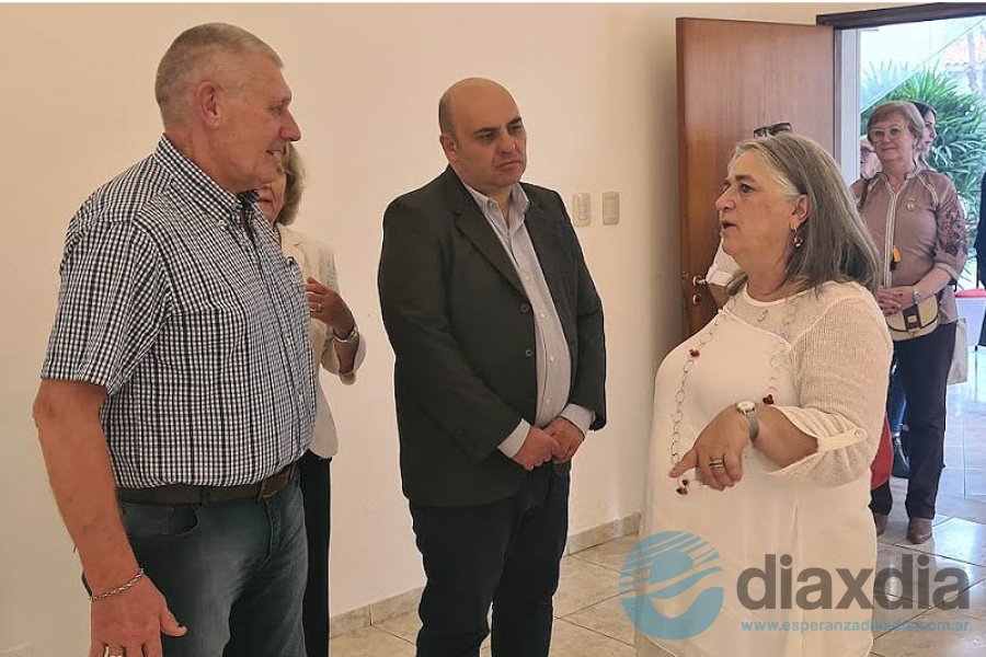 Megevand, Müller y Baum visitando la entidad