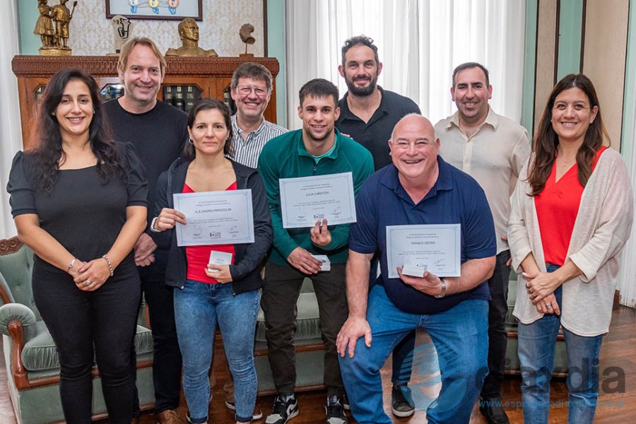 Los premiados en mayo 2024.