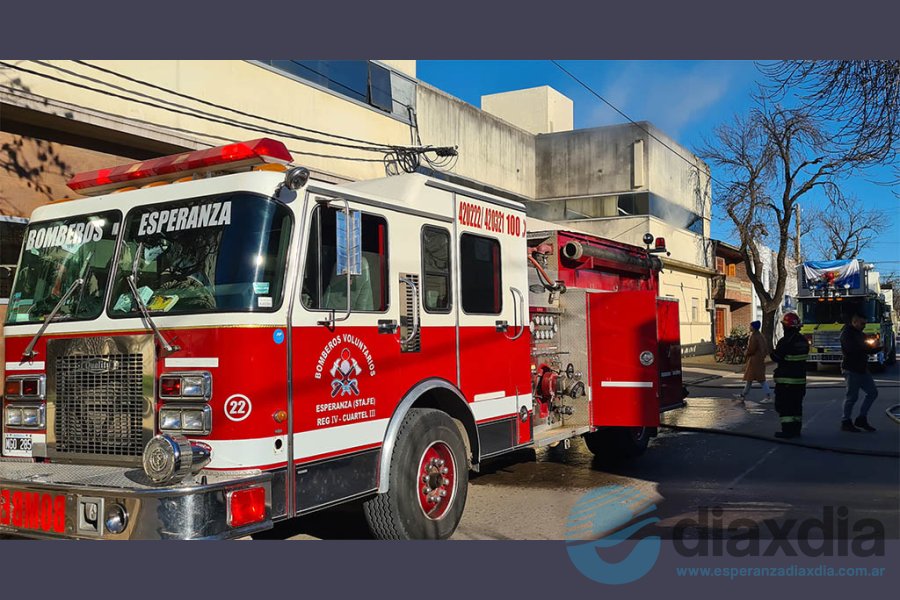 Simulacro de incendio en Sanatorio Esperanza