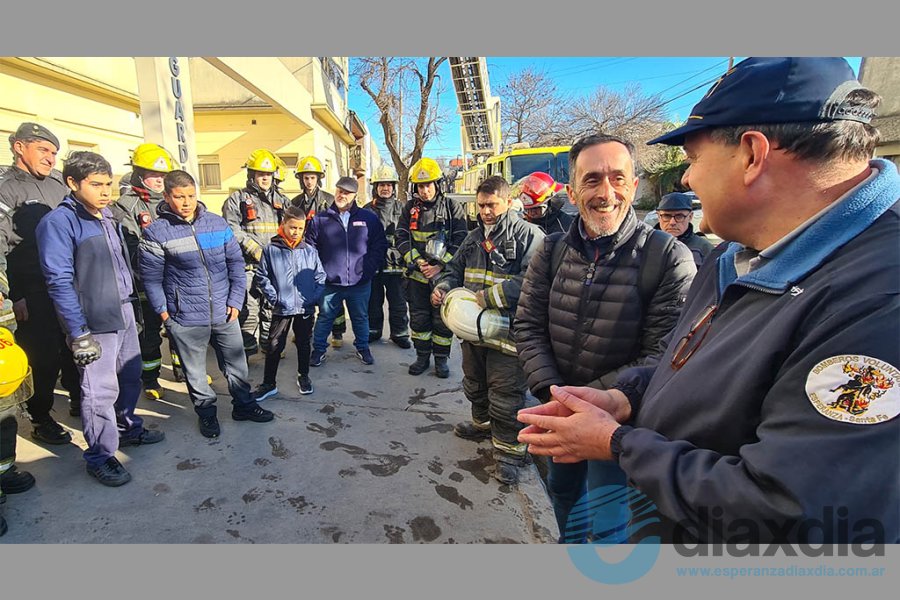 Simulacro de incendio en Sanatorio Esperanza