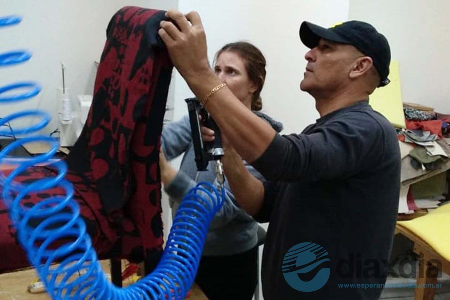 Curso tapiceria - Prensa ITEC El Molino