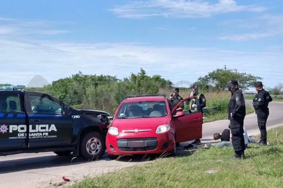 El momento de la detención en Circunvalación.