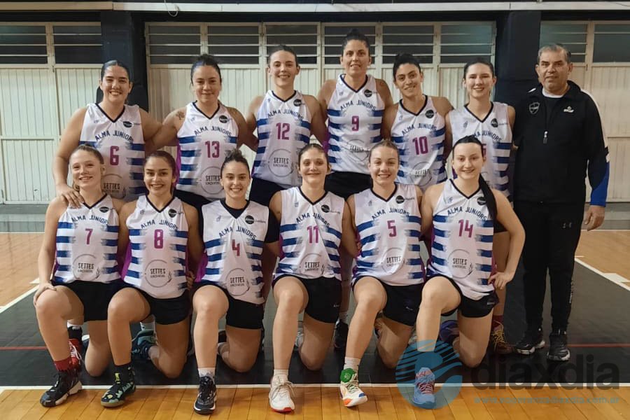 El plantel femenino de Alma Juniors