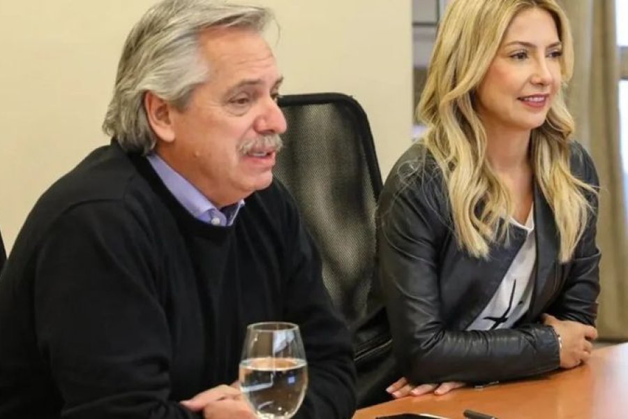 Alberto Fernández junto a Fabiola Yáñez. Alberto Fernández junto a Fabiola Yáñez.