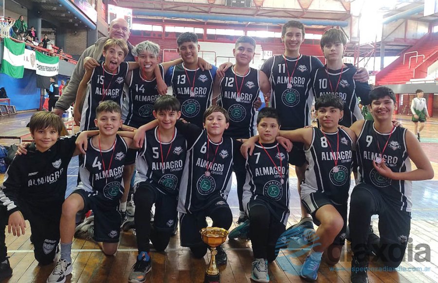 El equipo U13 de Almagro ganador en Santa Fe - Prensa Almagro