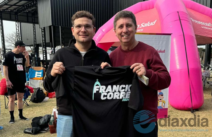 Franzen y Pirola en la jornada deportiva