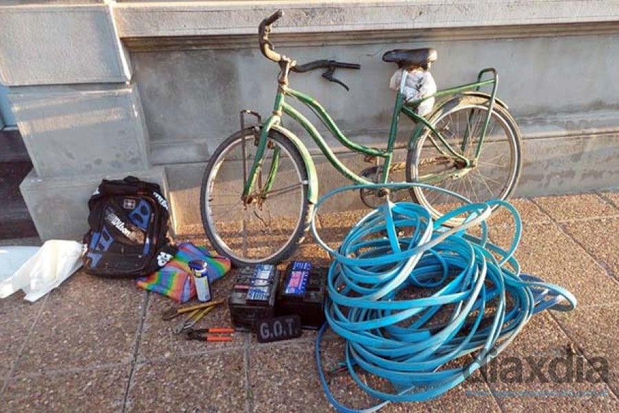 Elementos recuperados por la policía