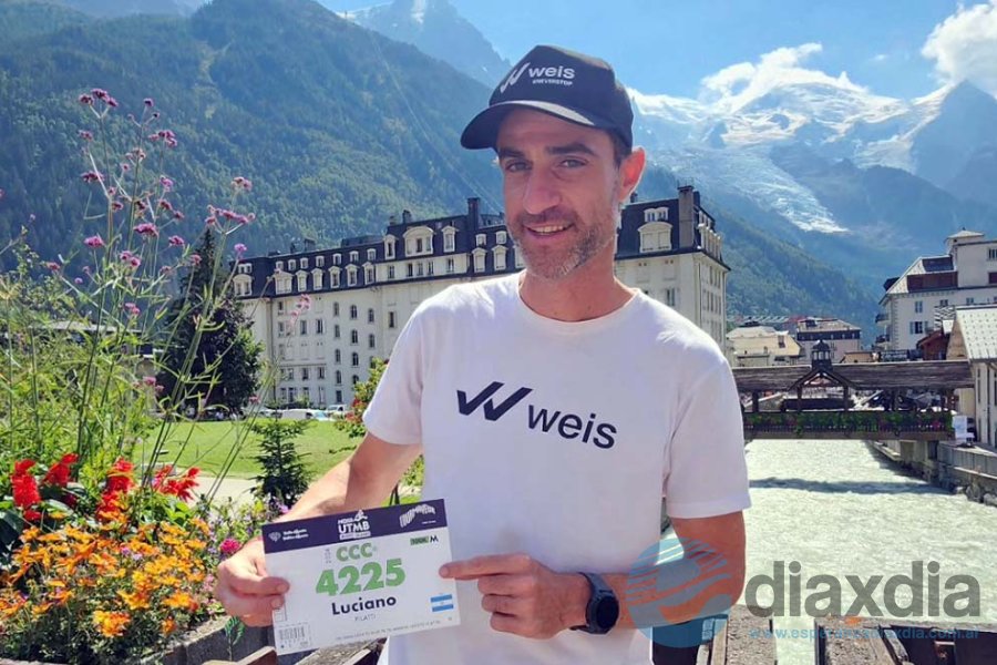 Luciano Pilatti en la previa a la largada