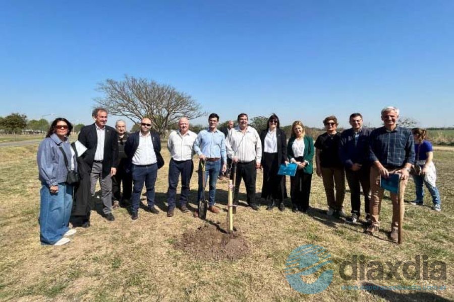 Las autoridades en Rafaela