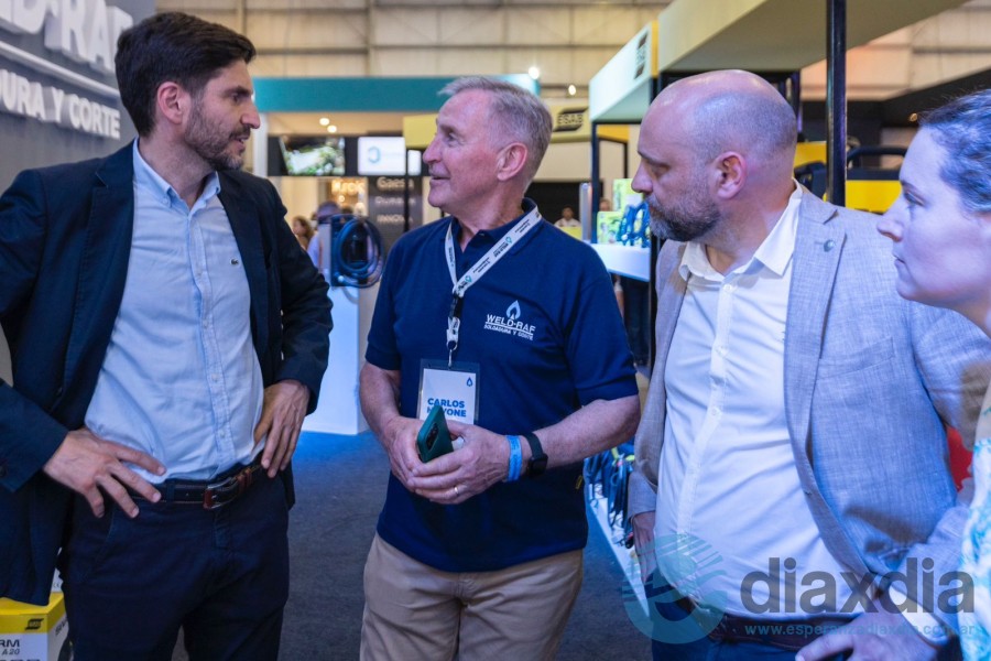 Pullaro, García y Puccini visitaron Fecol+Expodema