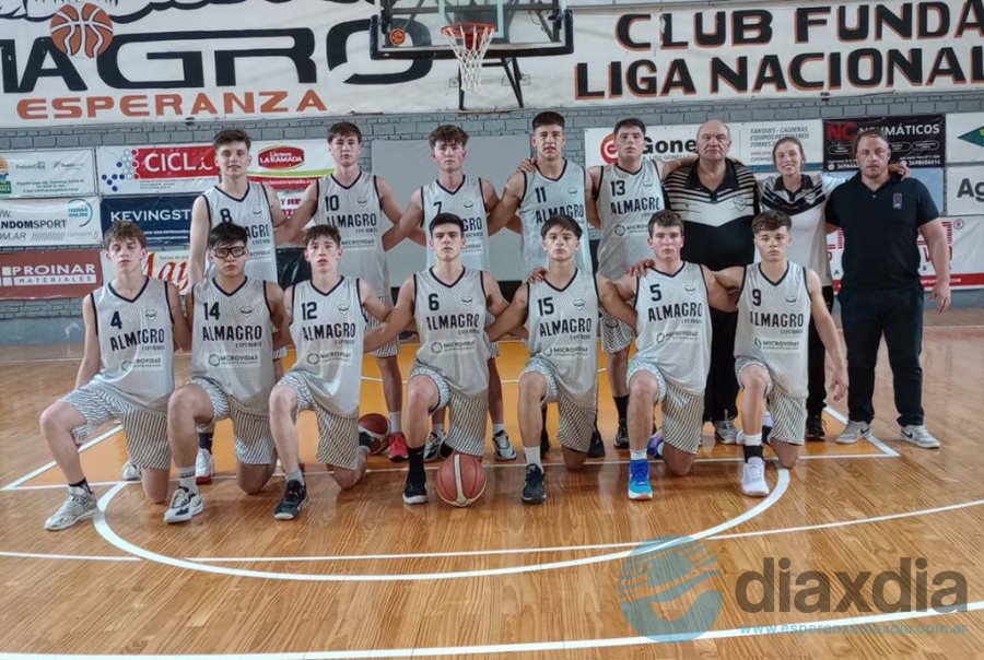 El plantel de Almagro en Liga Federal U17