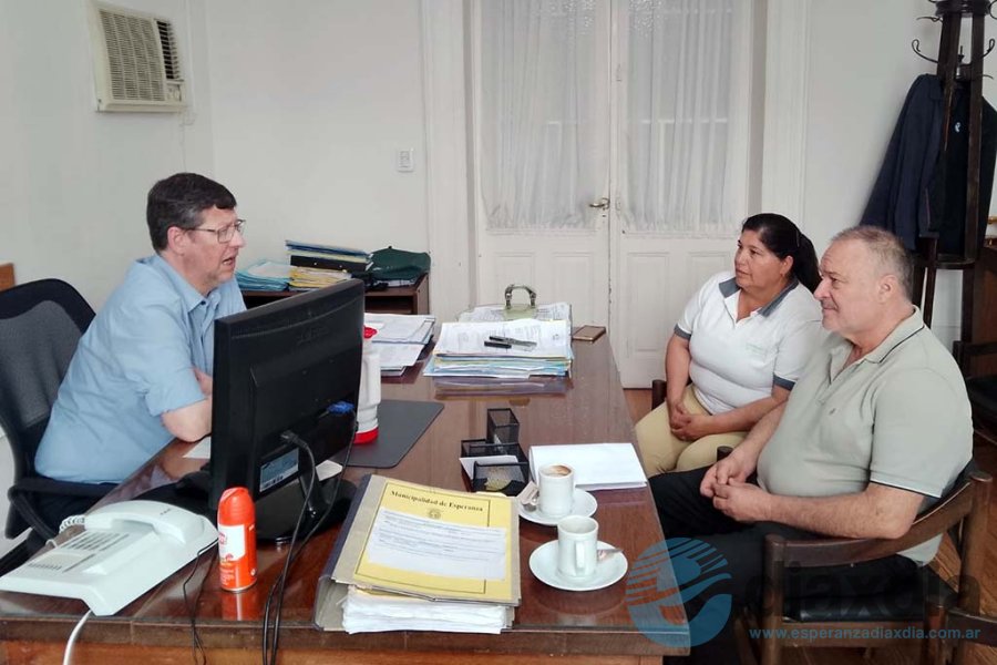 Grenón, Demaria y Córdoba en la reunión Grenón, Demaria y Córdoba en la reunión