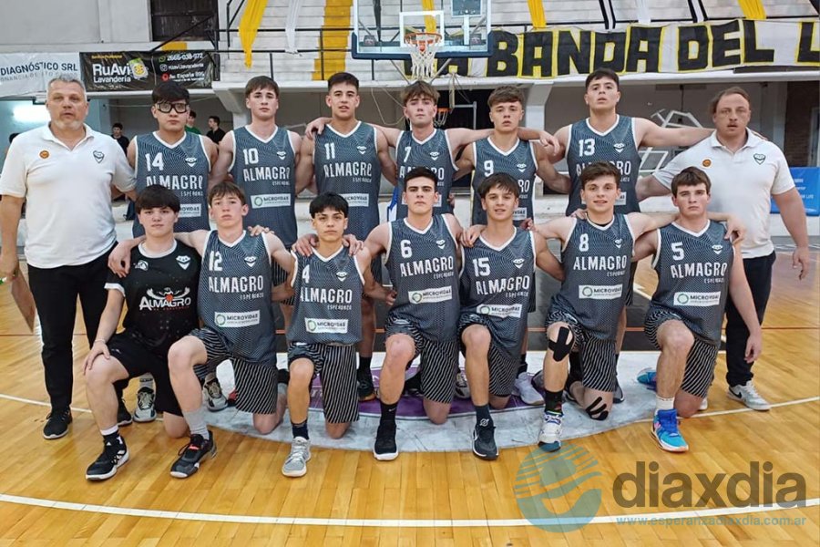El plantel U17 de Almagro en San Luis
