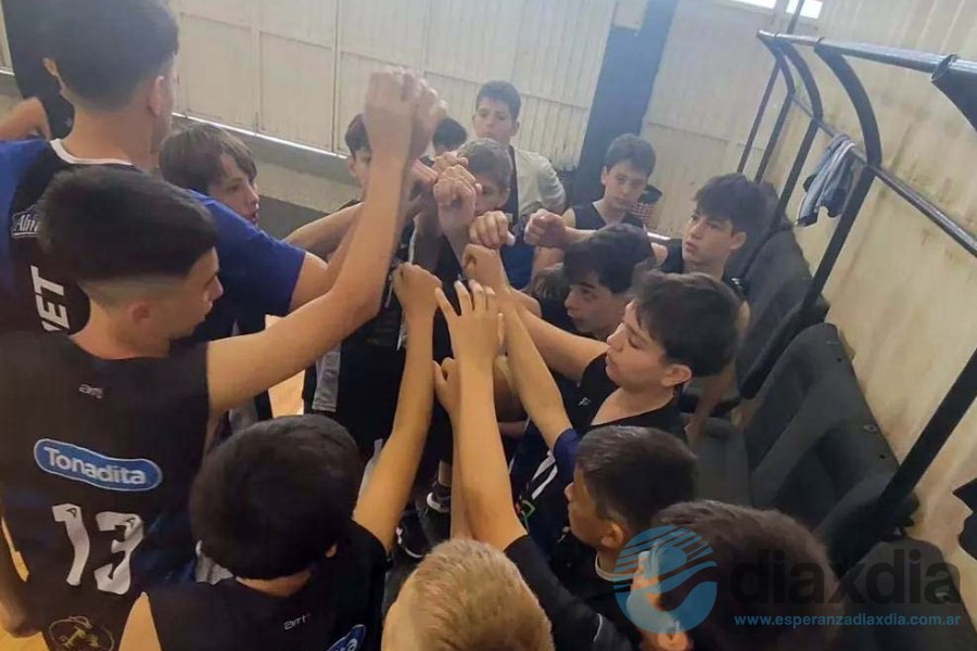 Festejo de los chicos de Alma