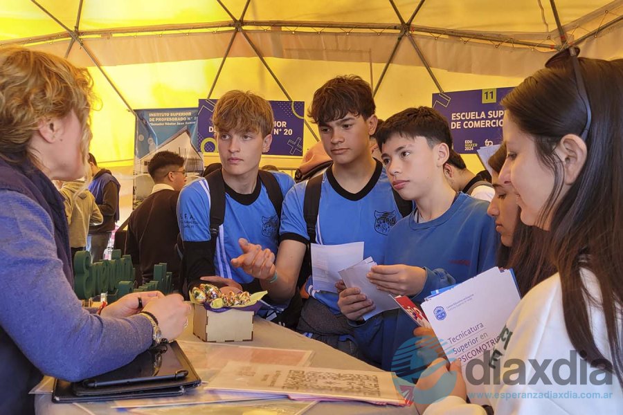 El trabajo de difusión en San Justo