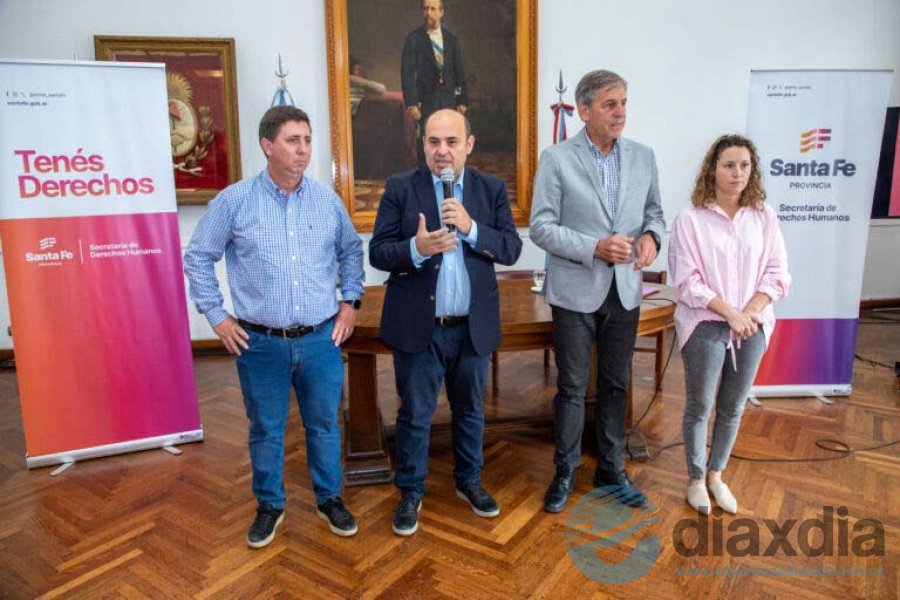 Pirola, Müller, Jatón y Senn - Foto Prensa Municipalidad Esperanza