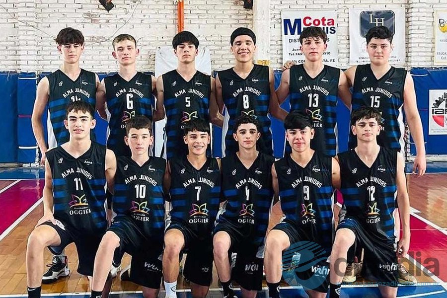 Equipo U17 de Alma Juniors en Coronda