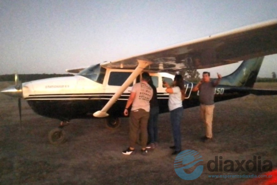 La avioneta secuestrada en Pueblo Andino La avioneta secuestrada en Pueblo Andino