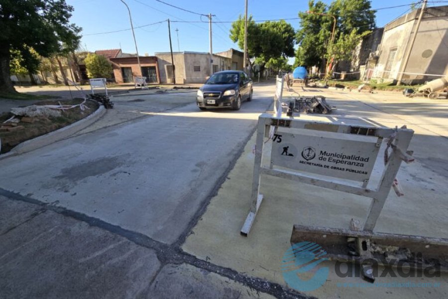 Moreno y Alem, avanzan los trabajos