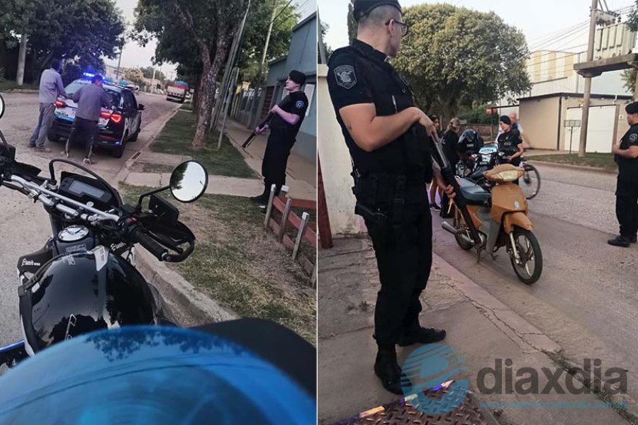 Operativo de saturación policial