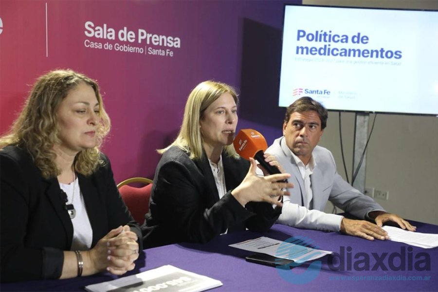 La vicegobernadora y la ministra en el anuncio