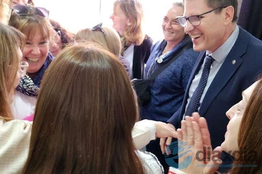 Jose Goity y docentes