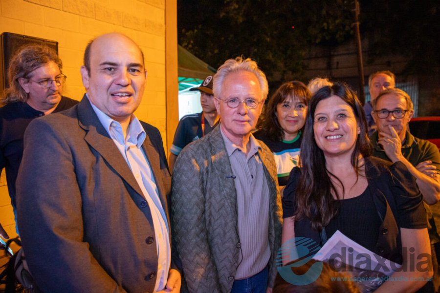 Müller y Pirola con el reconocido diseñador Horacio Pagani