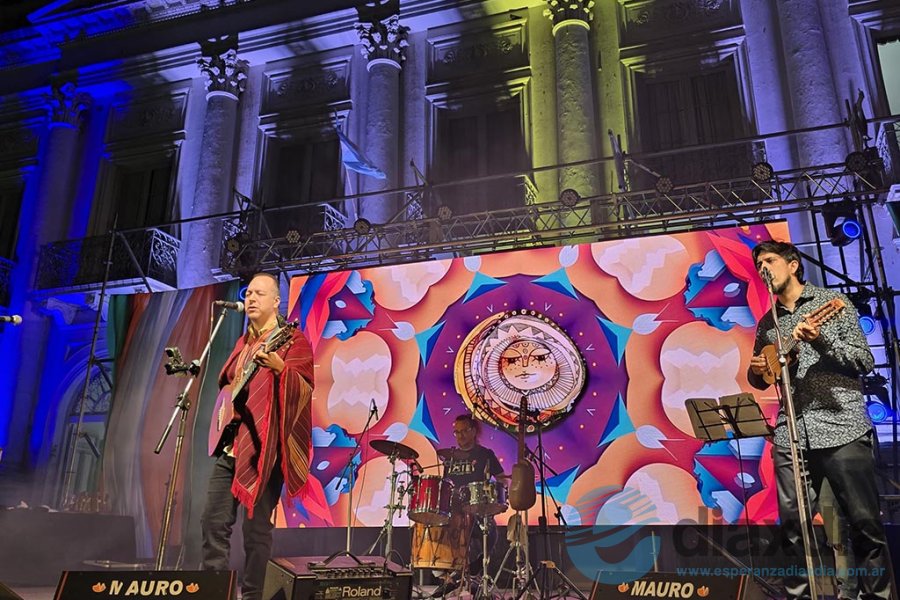 La presentación de Bruno Arias