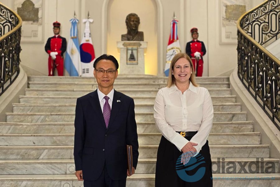 Gisela Scaglia y Lee Yong Soo Gisela Scaglia y Lee Yong Soo