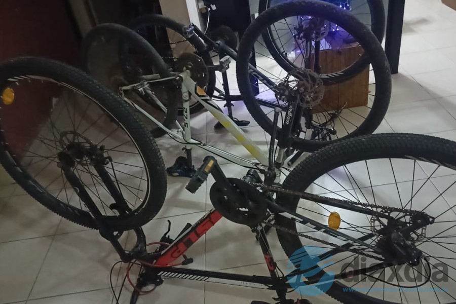 Las bicicletas encontradas en Esperanza