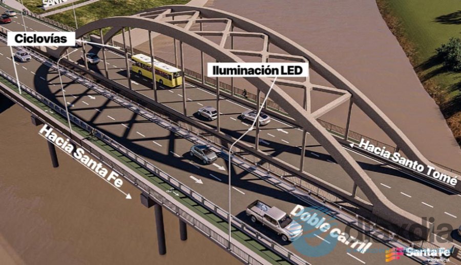 Imagen explicativa de la obra licitada - Fuente Gobierno Santa Fe