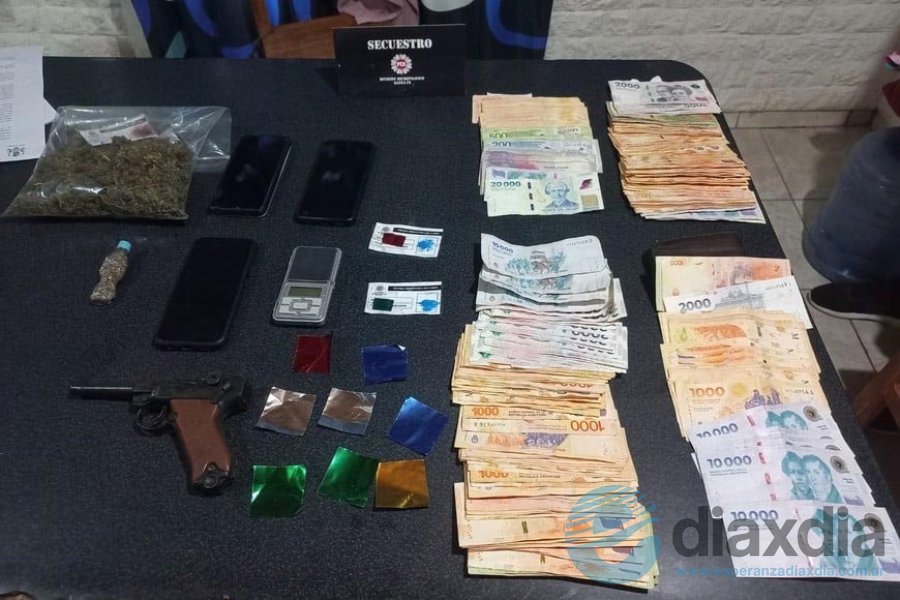 Elementos secuestrados en los operativos