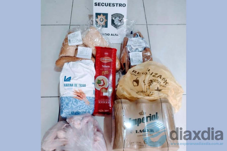 Los elementos secuestrados por la policía local