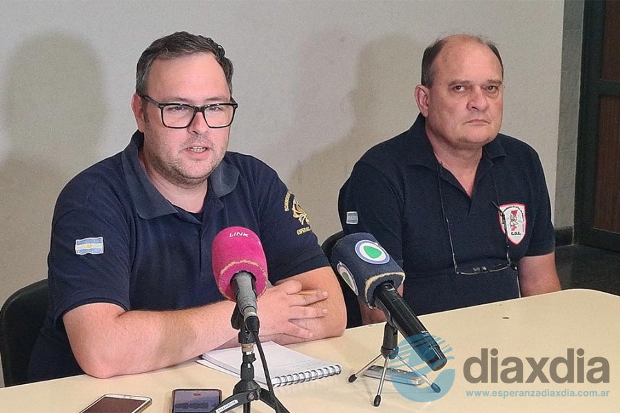 Hubeli y Nagel en la conferencia de prensa